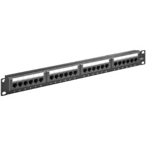 Panneau de brassage RJ45 24 ports CAT6 UTP